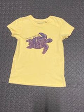 Load image into Gallery viewer, Blue 84 Tropical Flower Turtle Kids SST

