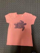 Load image into Gallery viewer, Blue 84 Tropical Flower Turtle Kids SST
