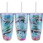 Load image into Gallery viewer, American Gift 24oz Tumbler w/straws
