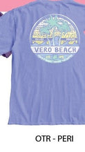 Load image into Gallery viewer, Blue 84 Vivillion Palms/Wave SS TS
