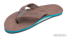 Load image into Gallery viewer, Rainbow Men's Expresso Leather w/blue midsole

